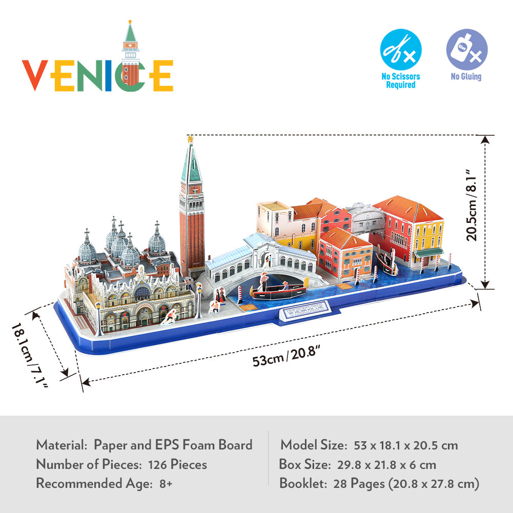 CITY LINE VENICE
(126 Pcs)