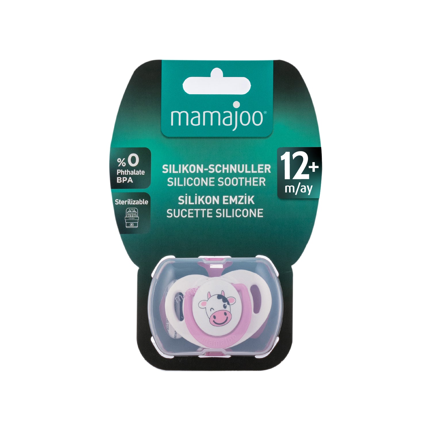 1 x Silicone Orthodontic Pacifier 6m+ Frog Prince