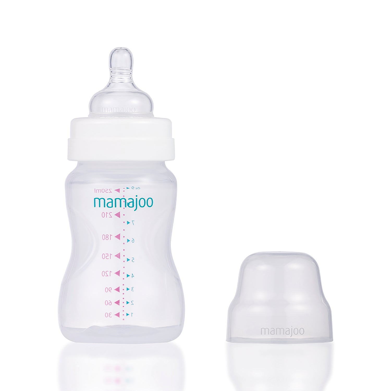 Silver 250ml Feeding Bottle