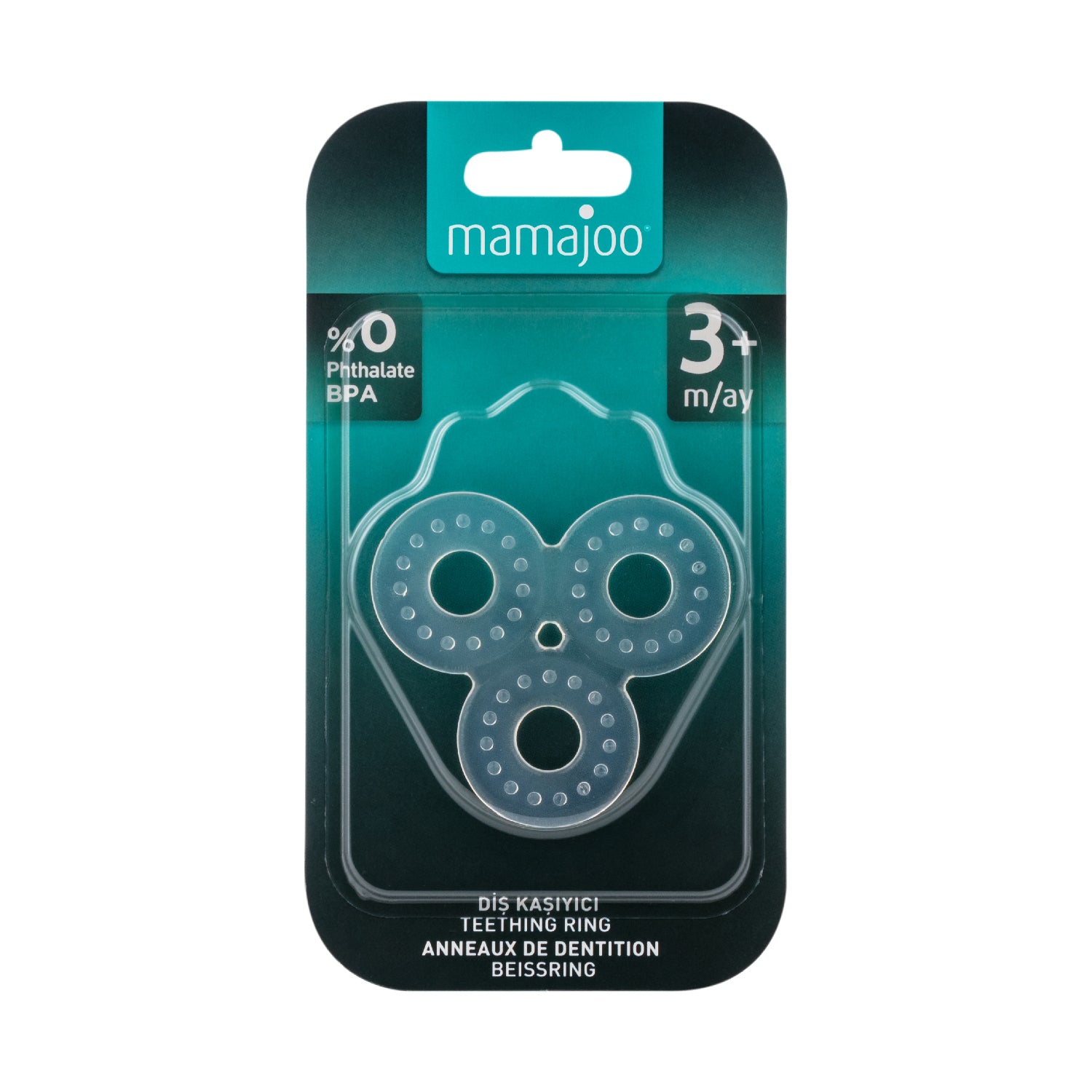 1x SILICONE TEETHER