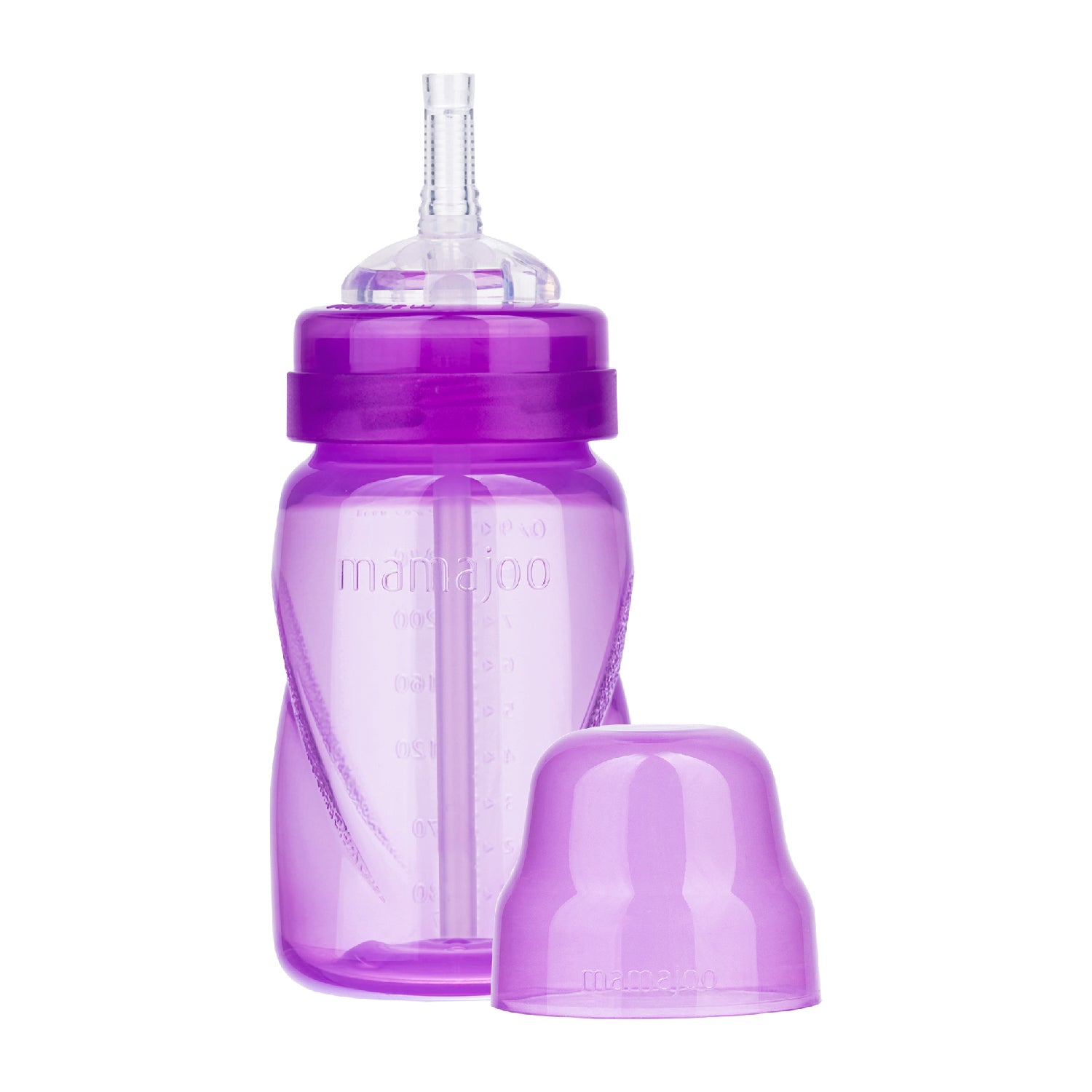 Non Spill Anti-Colic Straw Cup 270ml Purple