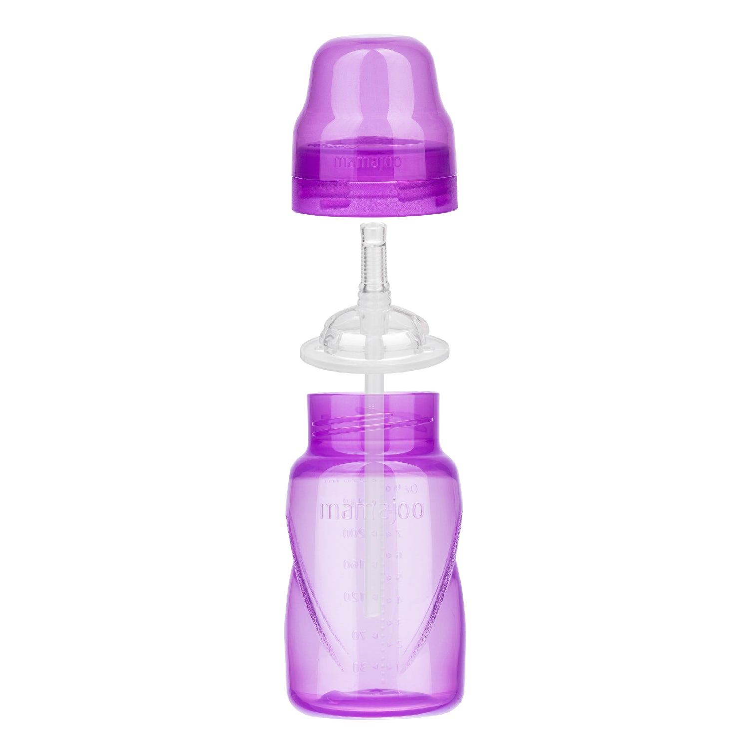 Non Spill Anti-Colic Straw Cup 270ml Purple