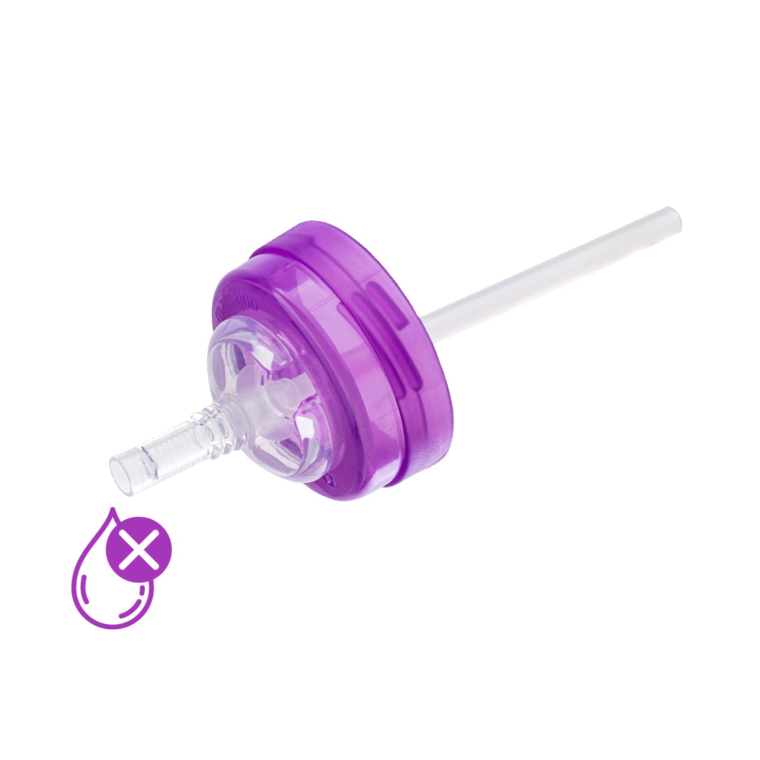 Non Spill Anti-Colic Straw Cup 270ml Purple