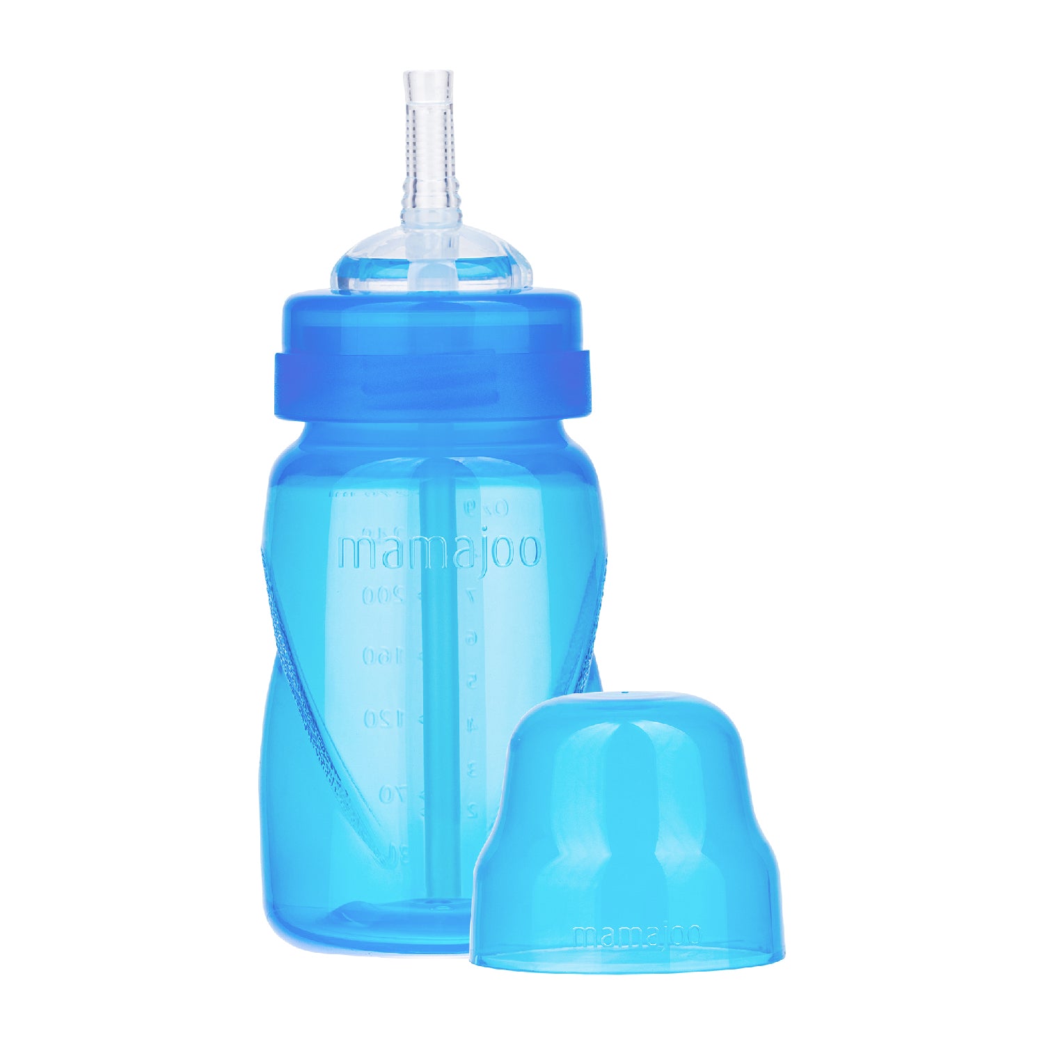 Non Spill Anti-Colic Straw Cup 270ml Blue
