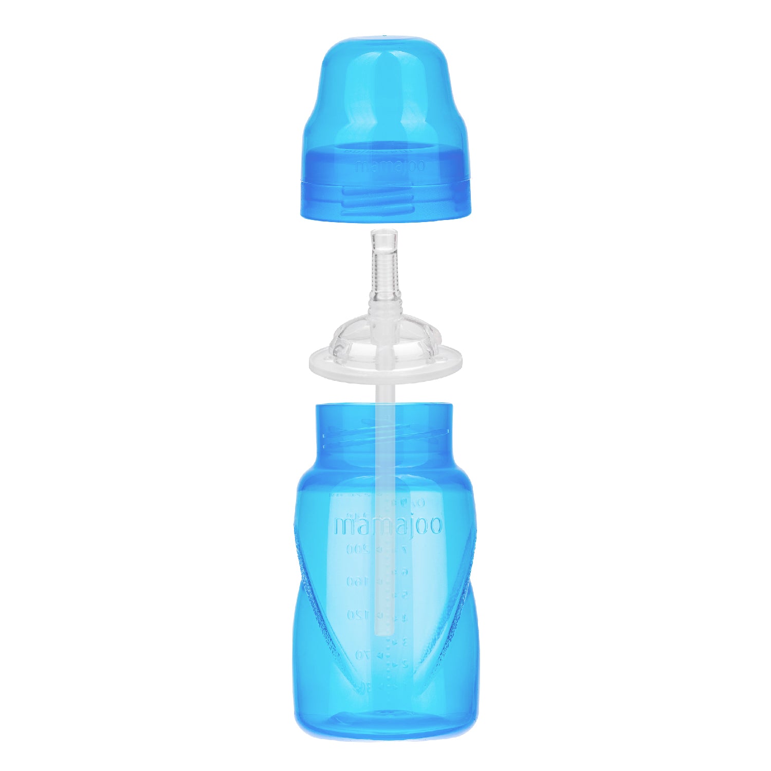 Non Spill Anti-Colic Straw Cup 270ml Blue