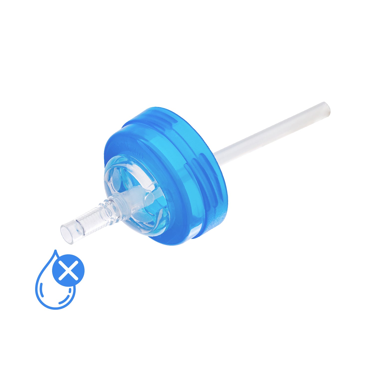 Non Spill Anti-Colic Straw Cup 270ml Blue