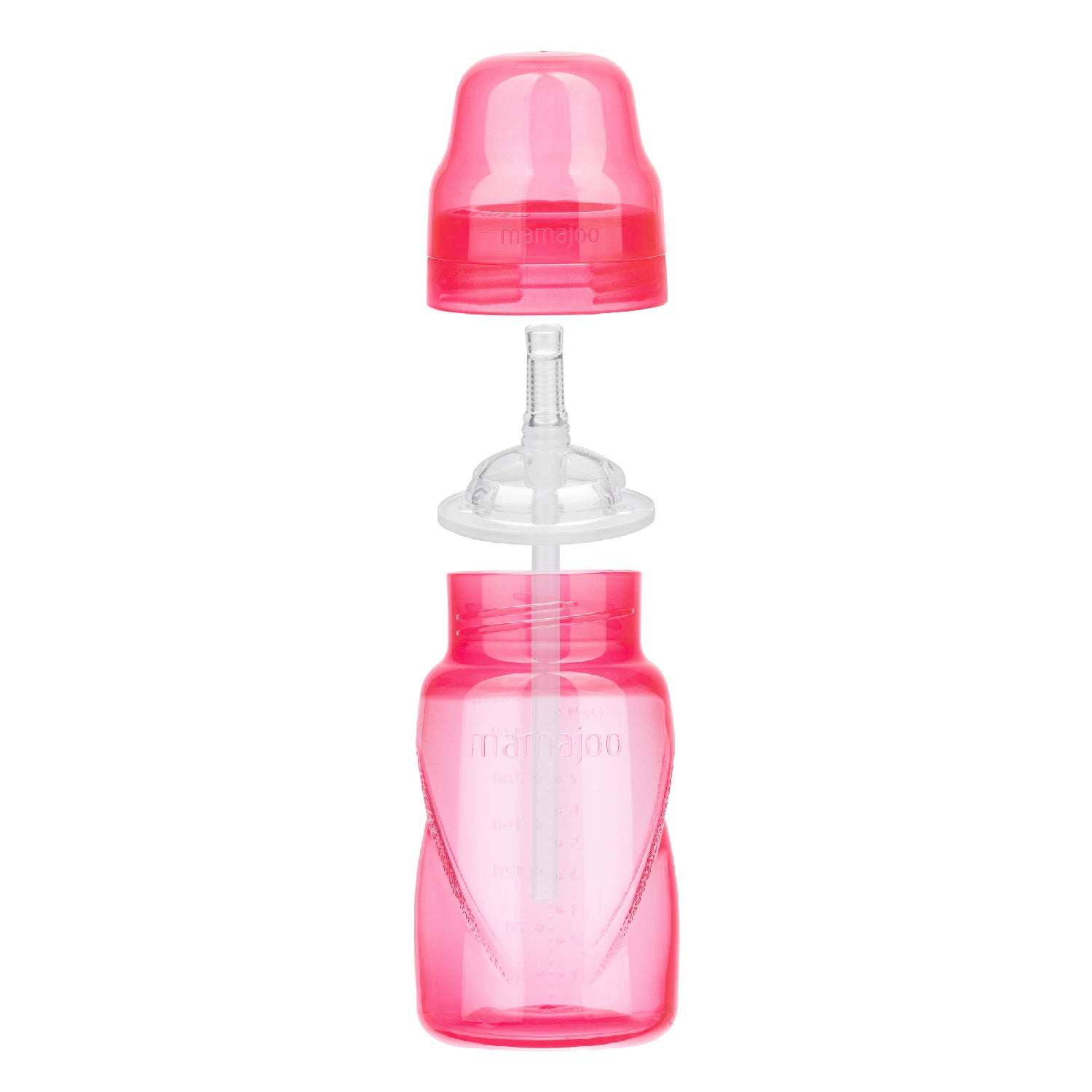 Non Spill Anti-Colic Straw Cup 270ml Pink