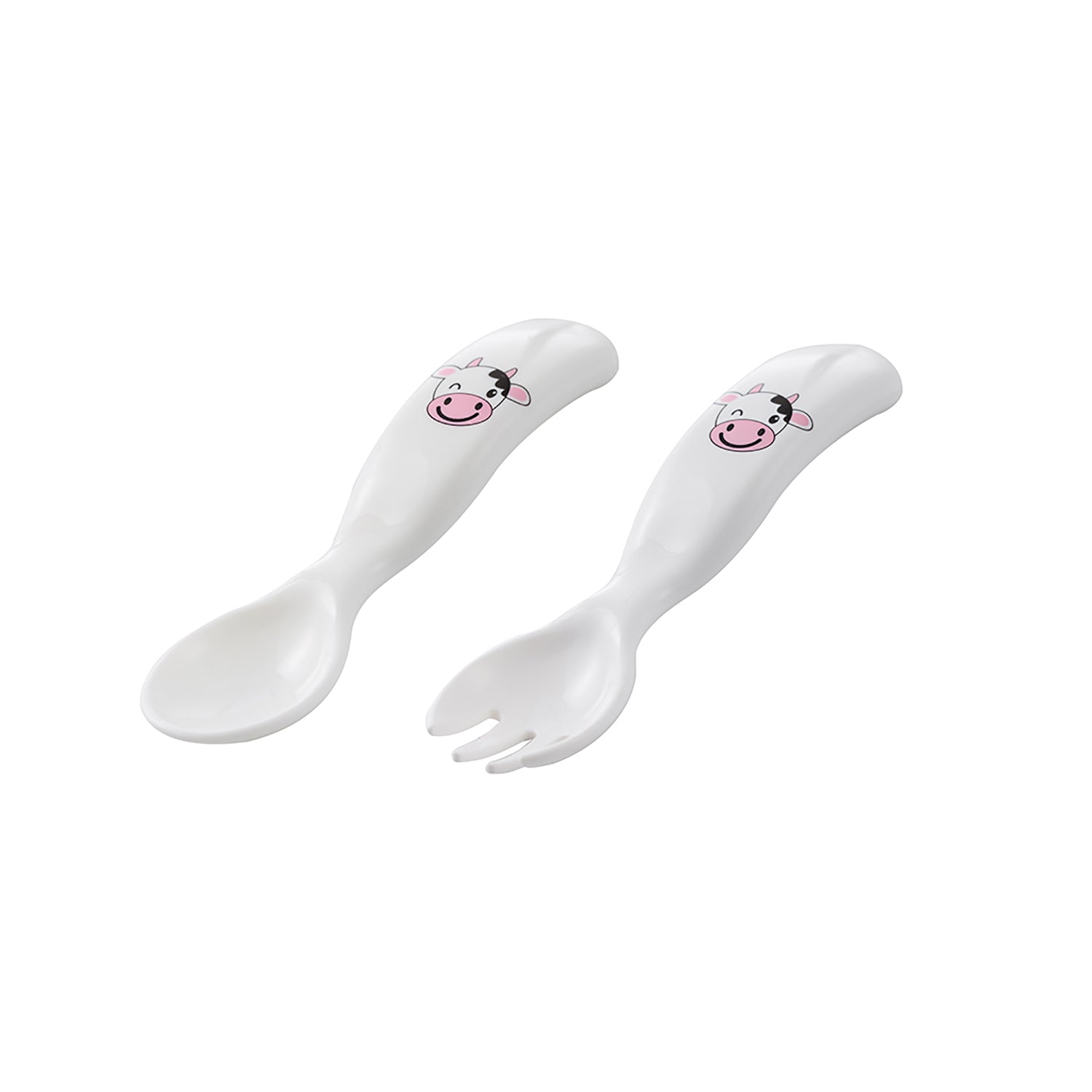 Spoon & Fork Set Cow