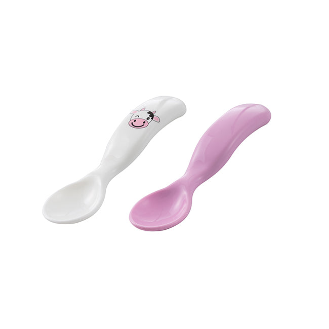 Spoons Set Cow & Pink