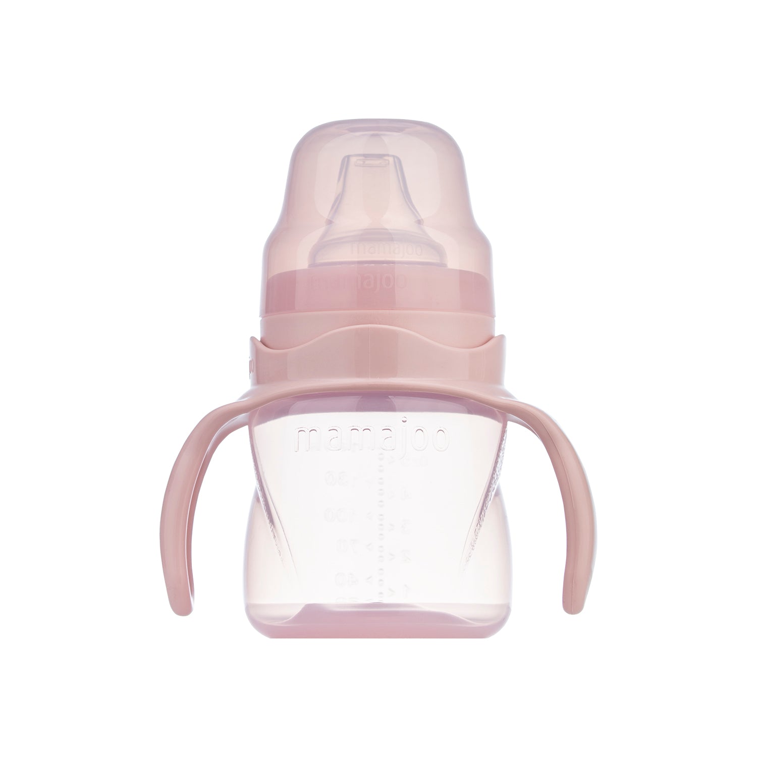 160ml Non Spill Training Cup Pale Pink with Handle & Anti-Colic Soft Spout