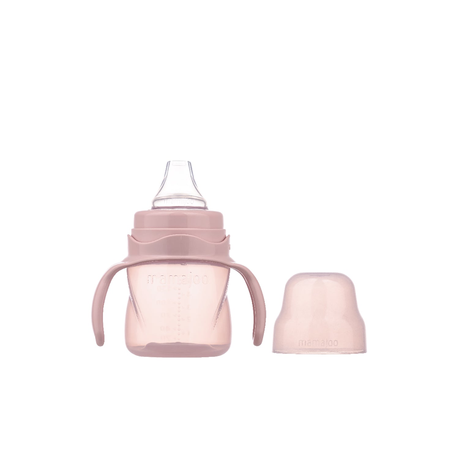 160ml Non Spill Training Cup Pale Pink with Handle & Anti-Colic Soft Spout