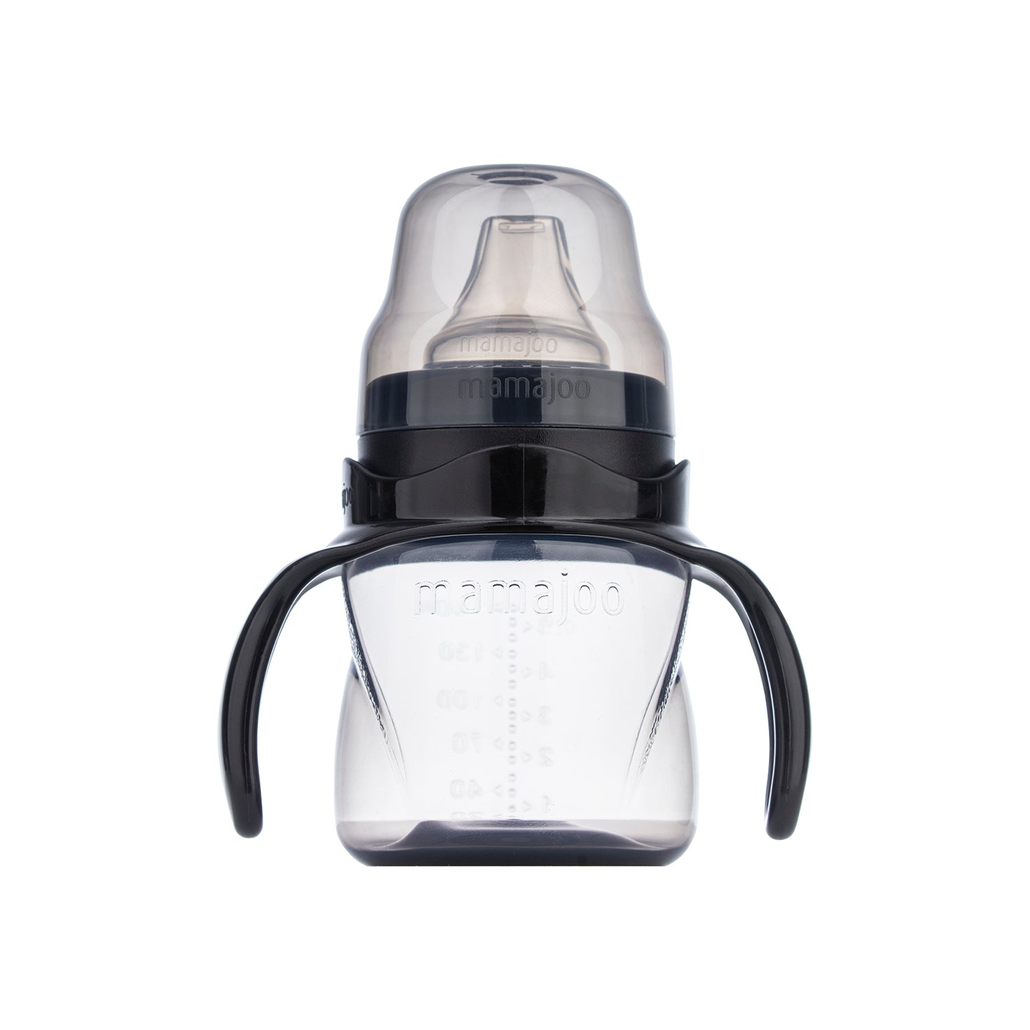 160ml Non Spill Training Cup Black with Handle & Anti-Colic Soft Spout