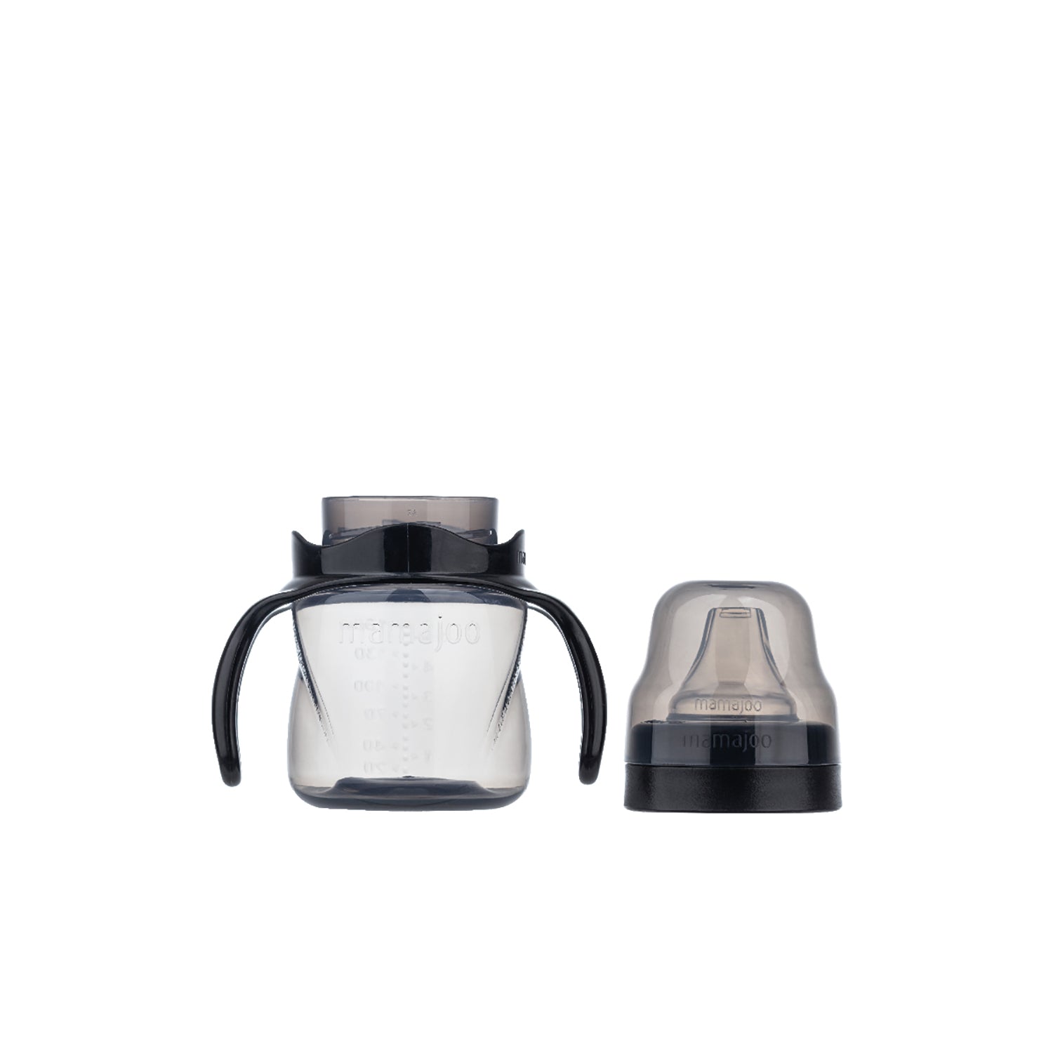 160ml Non Spill Training Cup Black with Handle & Anti-Colic Soft Spout