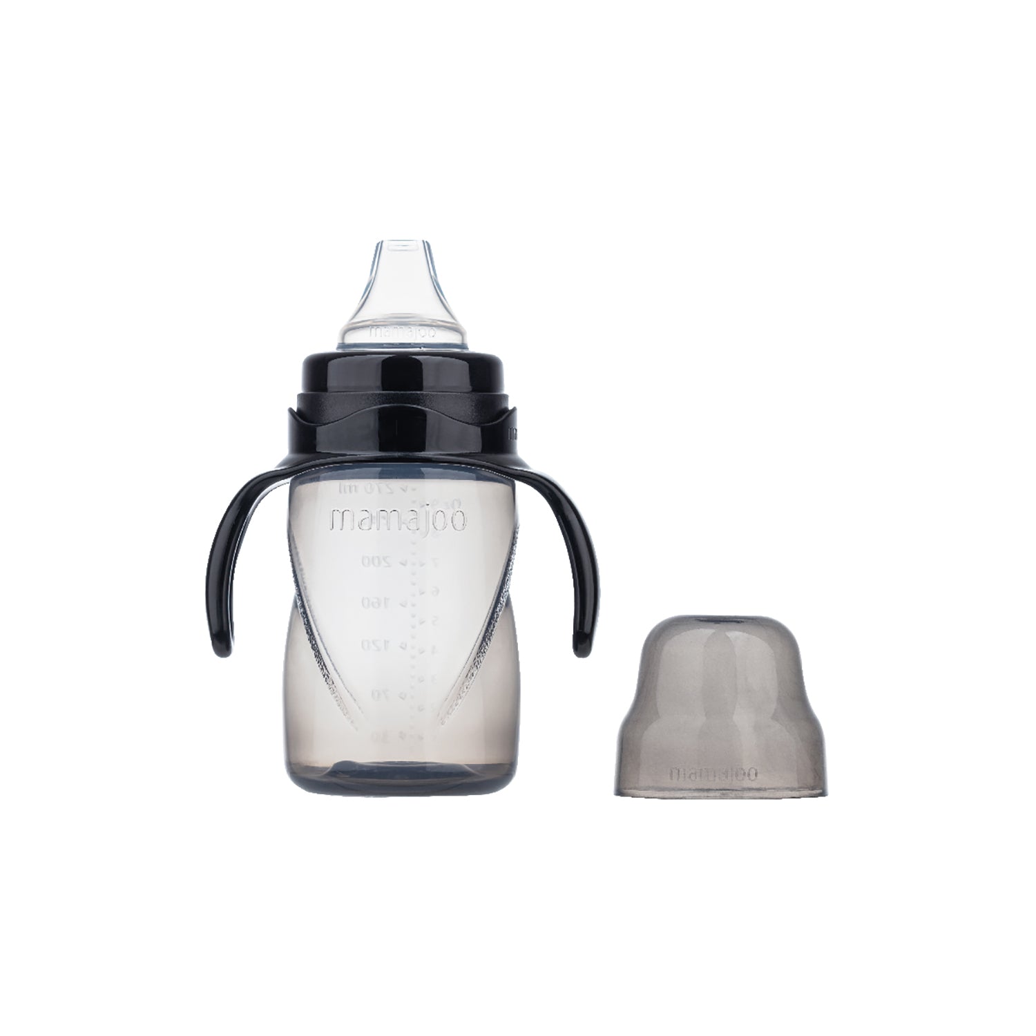 270ml Non Spill Training Cup Black with Handle & Anti-Colic Soft Spout