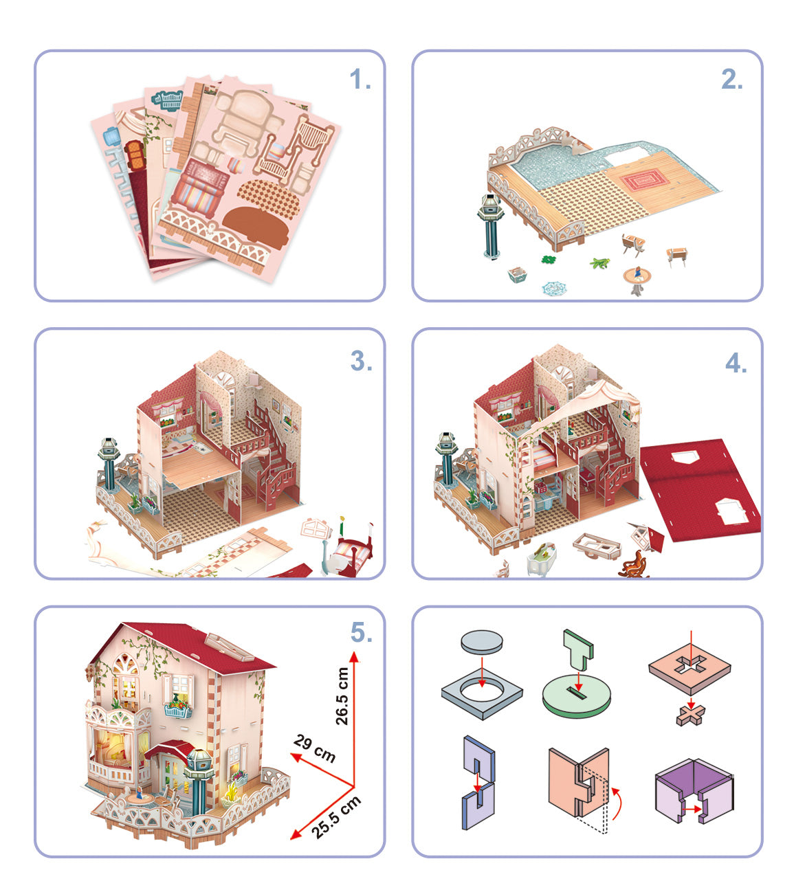 Holiday Bungalow Dollhouse