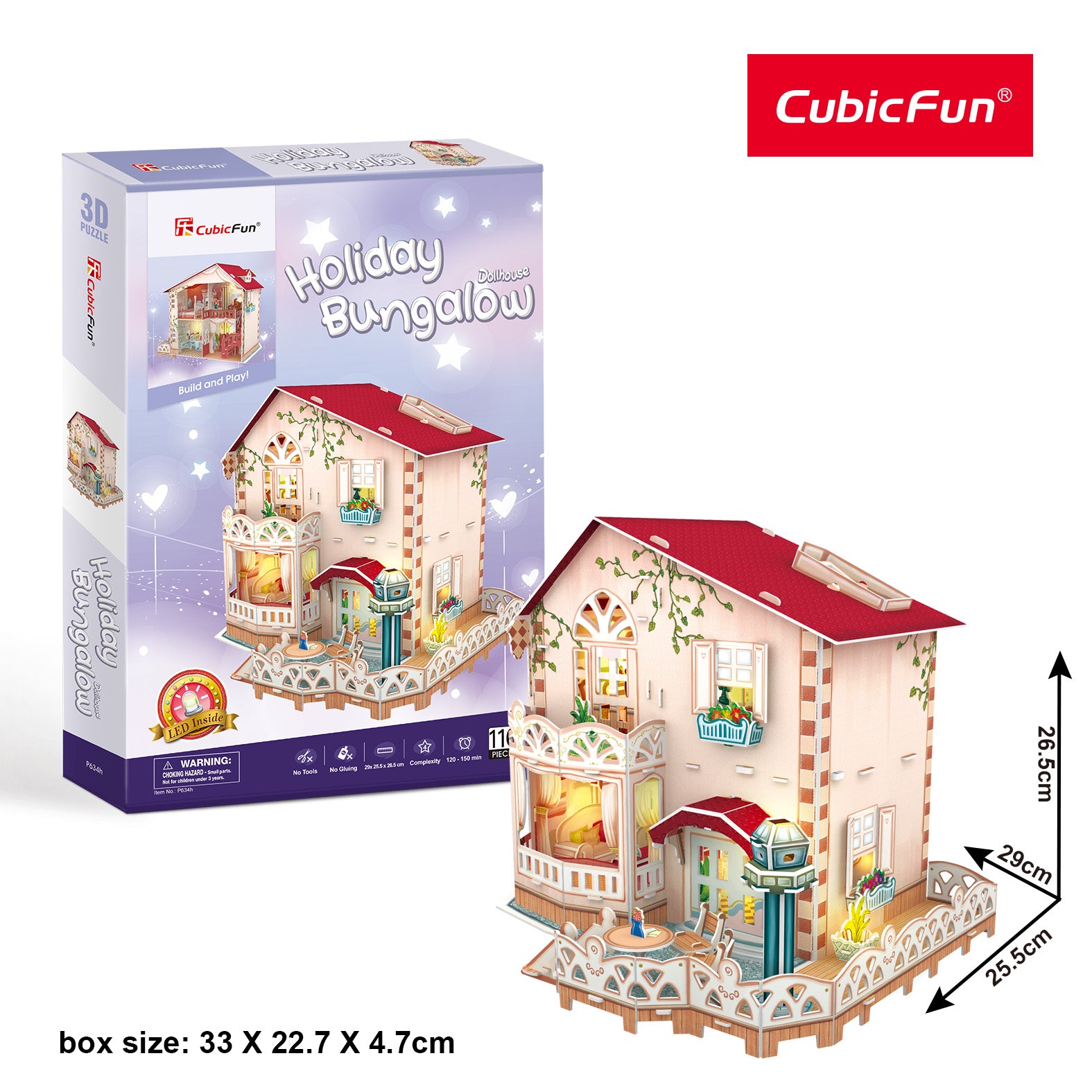 Holiday Bungalow Dollhouse