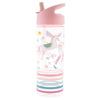 Stephen Joseph Sip And Snack Pink Unicorn Water Bottle