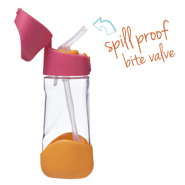 Tritan drink bottle 450ml - Strawberry