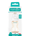 Gold Feeding Bottle 250 ml & Anti-Colic Silicone Teat Medium