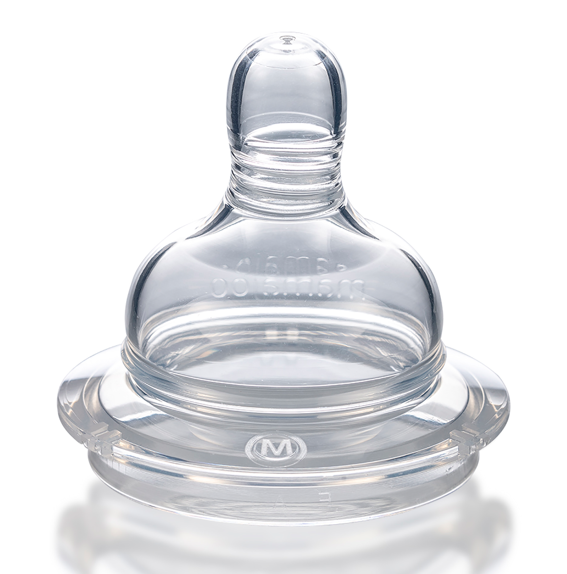 2x ANTI-COLIC BOTTLE TEATS Medium & STORAGE BOX