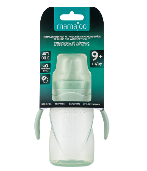 Non-Spill Training Cup 270 ml Purple with Handle & AntiColic Soft Spout