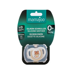 MAMAJOO 1x ORTHODONTIC SILICONE SOOTHER TIGER 0M+ & STORAGE BOX