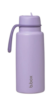 Insulated Flip Top Bottle - lilac love -1L