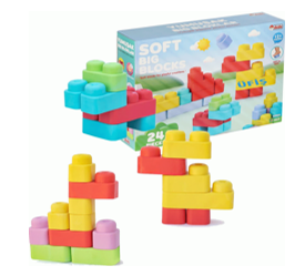 SOFT LARGE BLOCKS 24 PCS