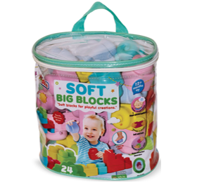 SOFT LARGE BLOCS 24 PCS BAG