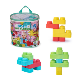 SOFT LARGE BLOCS 24 PCS  BAG