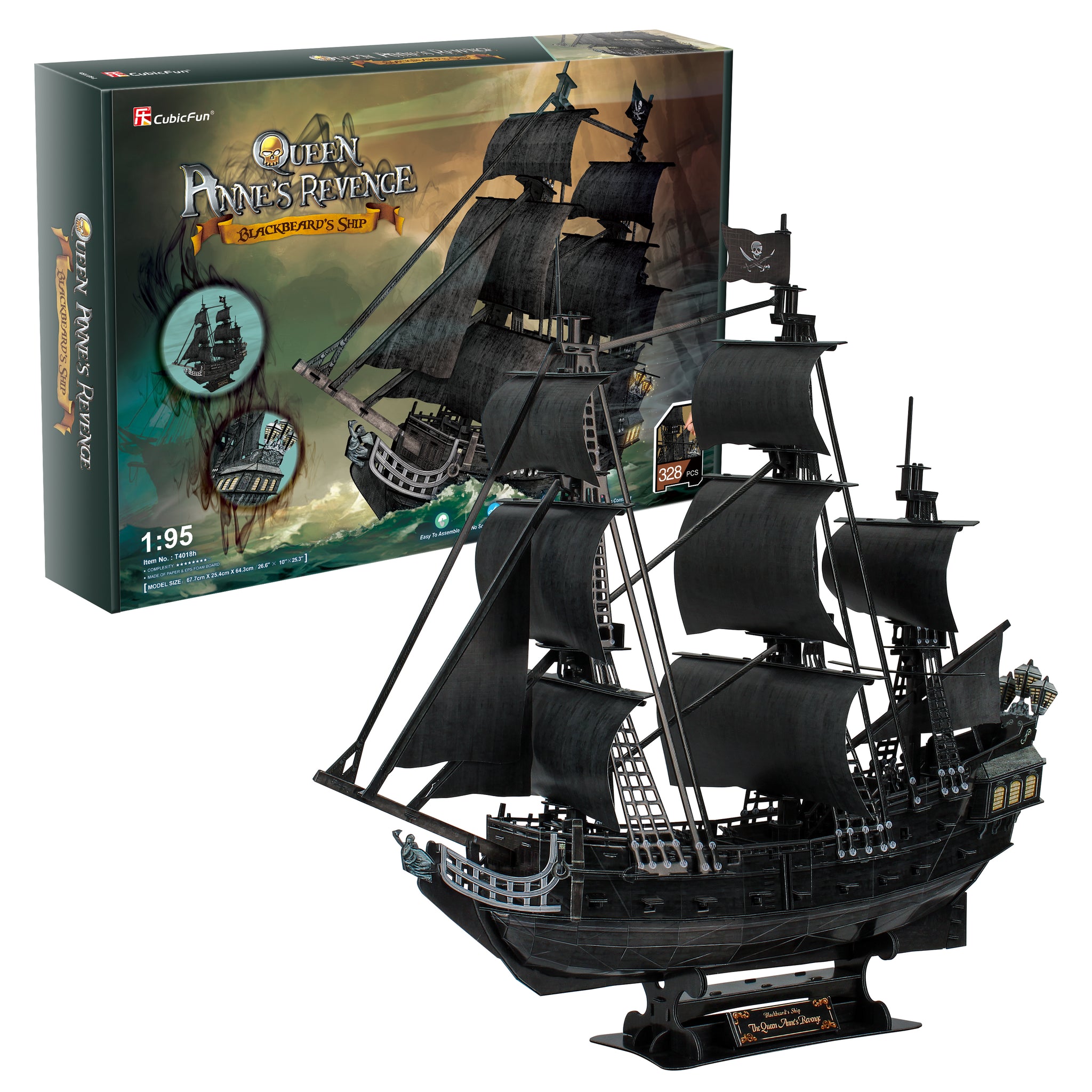 3d Puzzle Queen Anne's Revenge