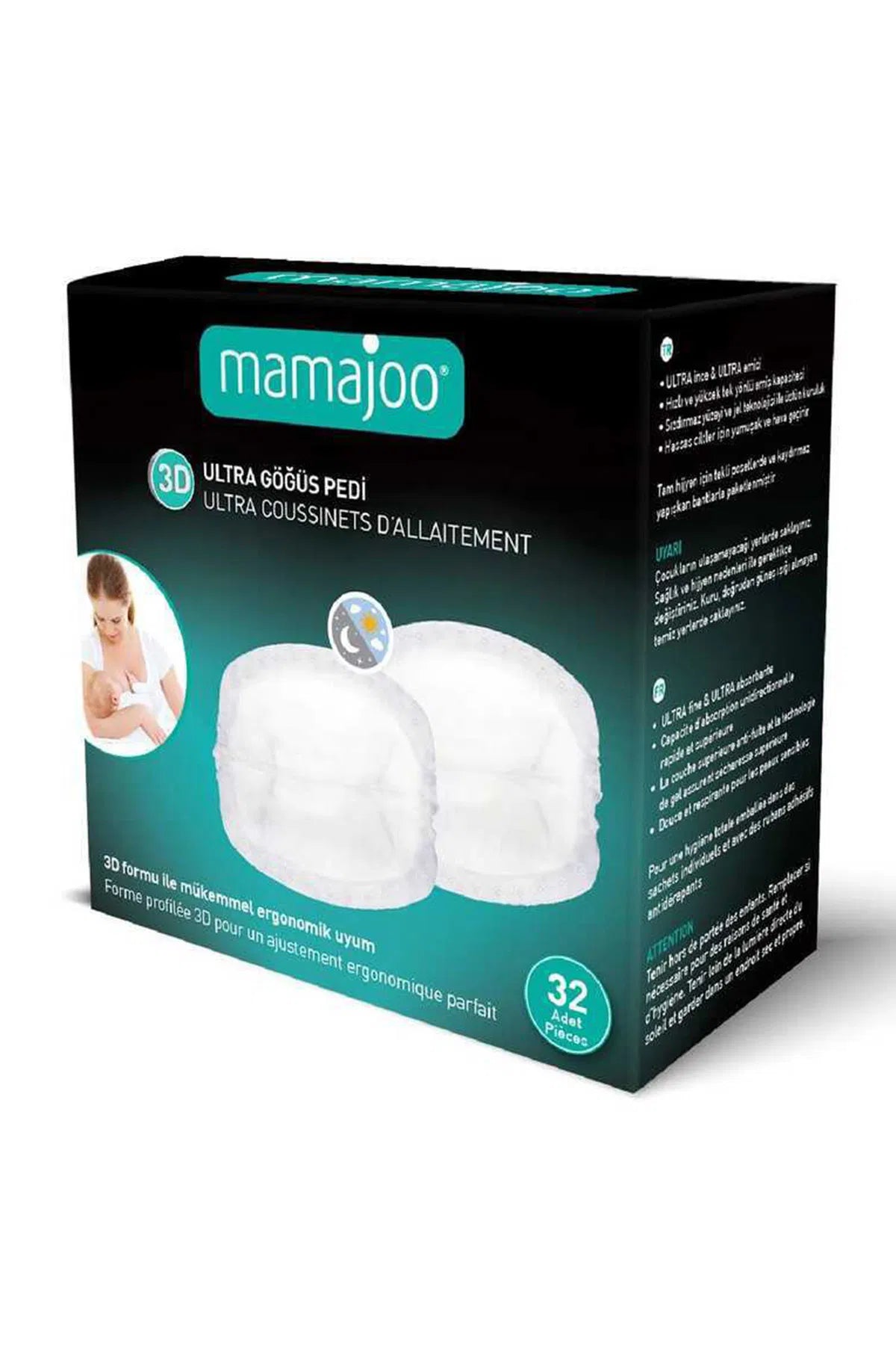 32x 3D ULTRA NURSING PADS