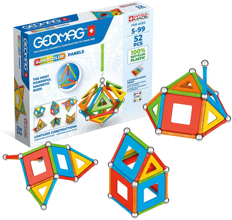 Geomag Educational Supercolor Panels Recycled 52