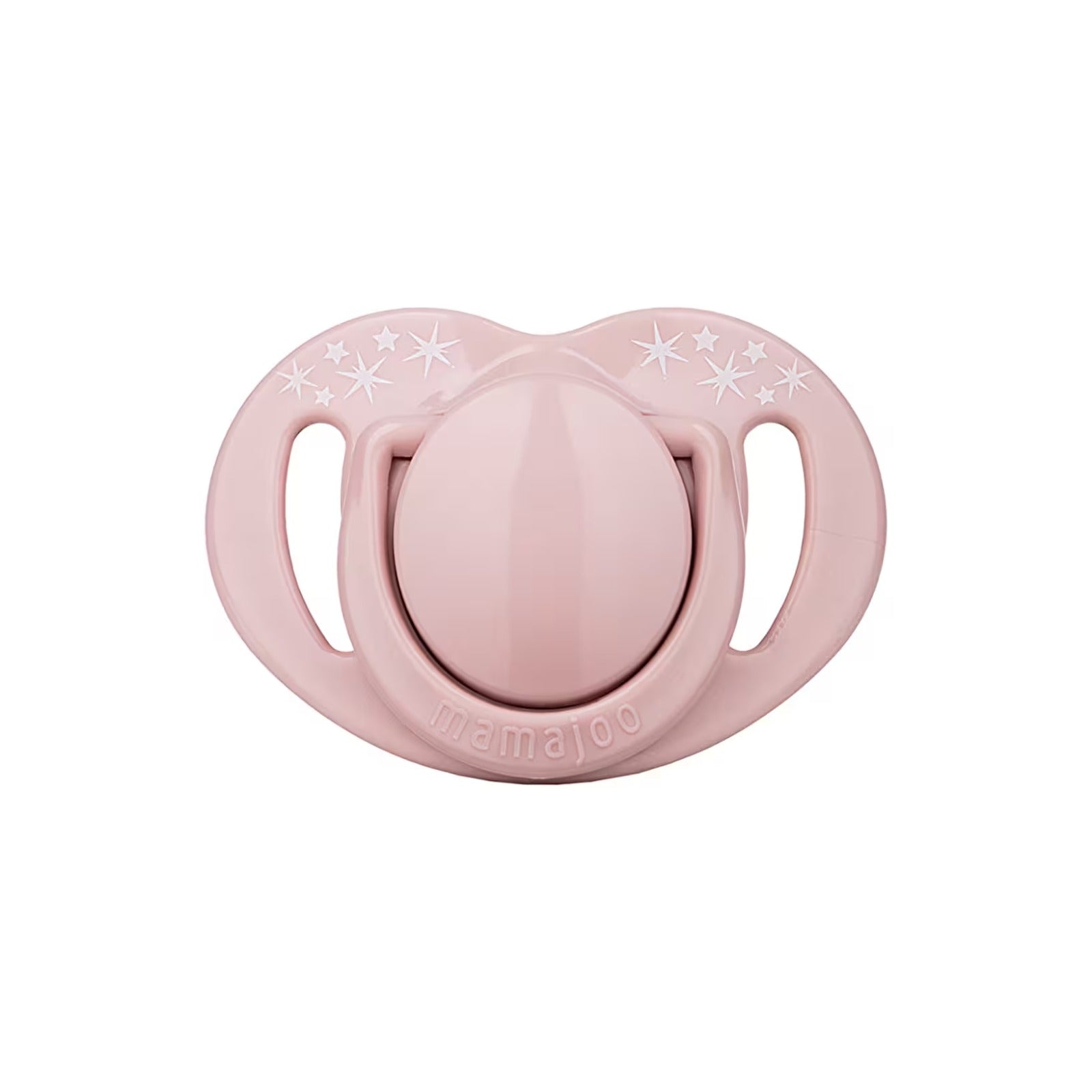 Twin Orthodontic Silicone Pacifiers in Powder Pink 0M+