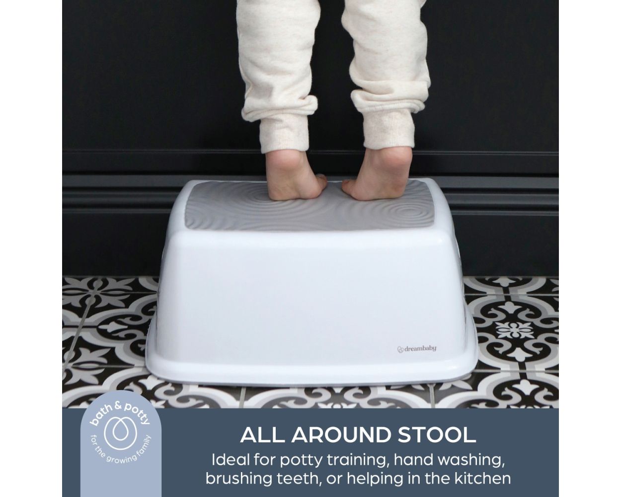 STEP STOOL - GREY