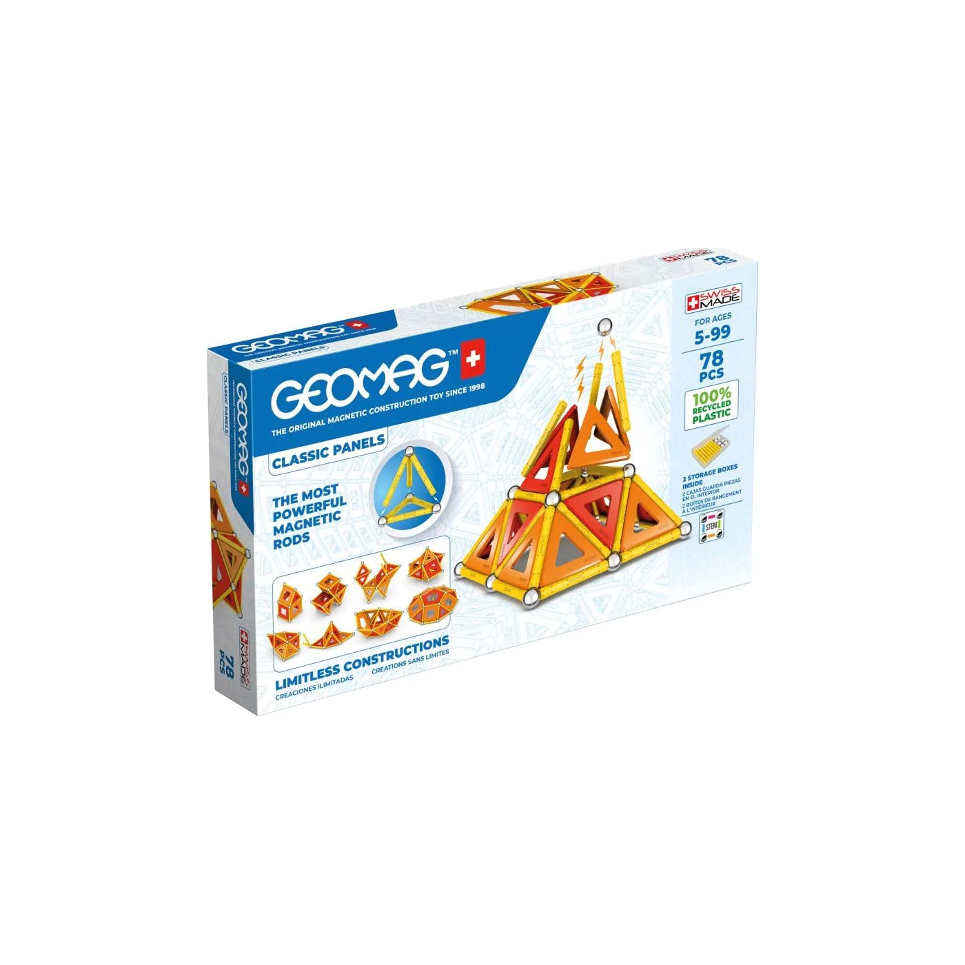 Geomag Educational Classic Panels Recycled 78