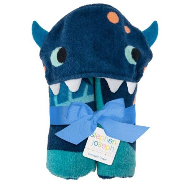 HOODED TOWEL SEA MONSTER (S23)