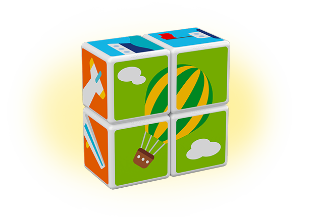 Geomag Educational Magicube Printed Transport + Cards 7