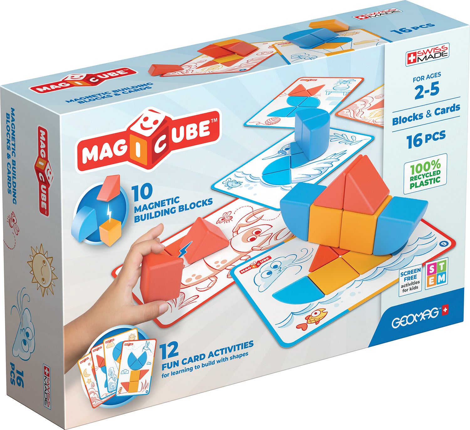Geomag Educational Magicube RE Blocks & Cards 16