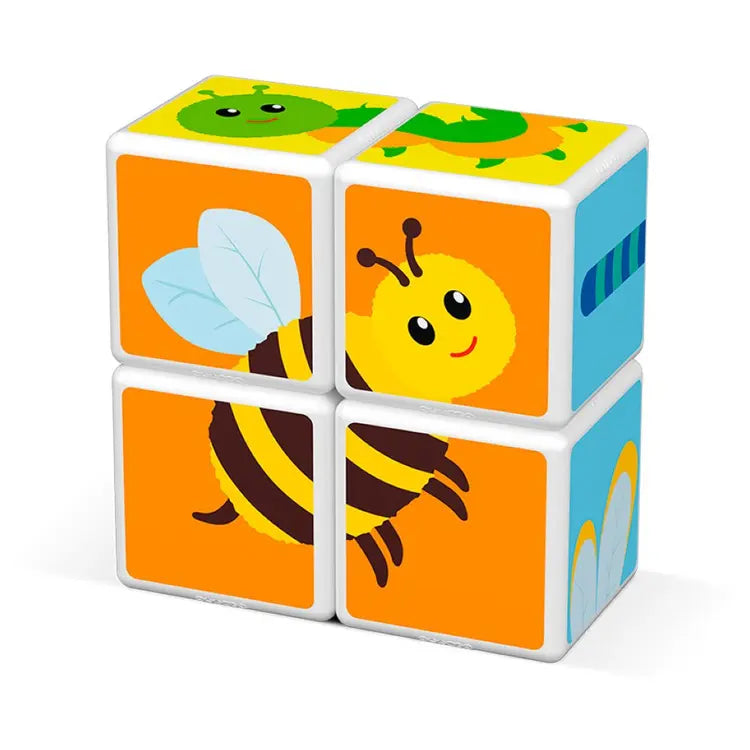 Geomag Educational Magicube Printed Insects + Cards 7