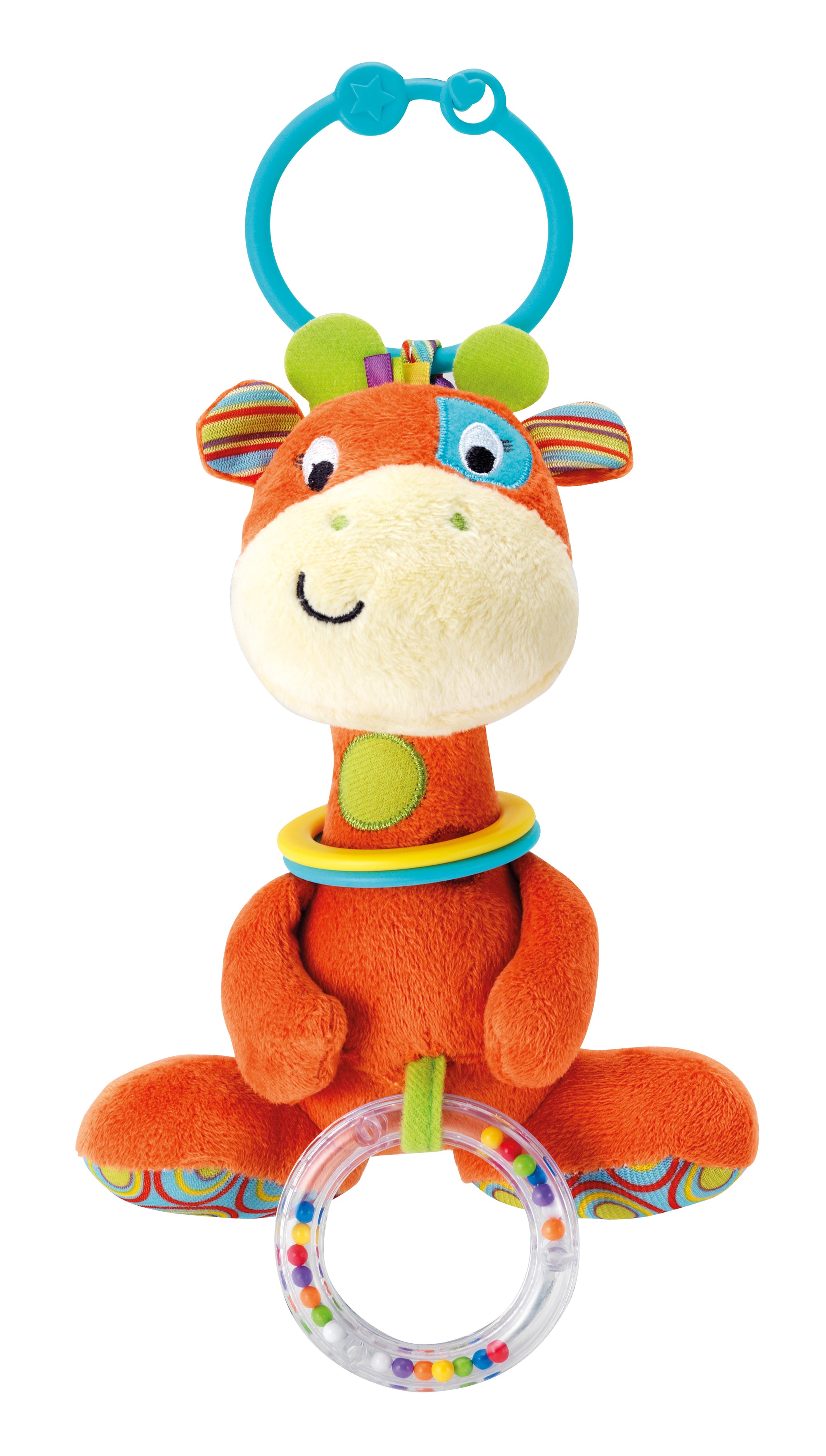 Patch the Giraffe Rattle with Rings