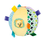 Caesar the Lion Soft Rattle Ball