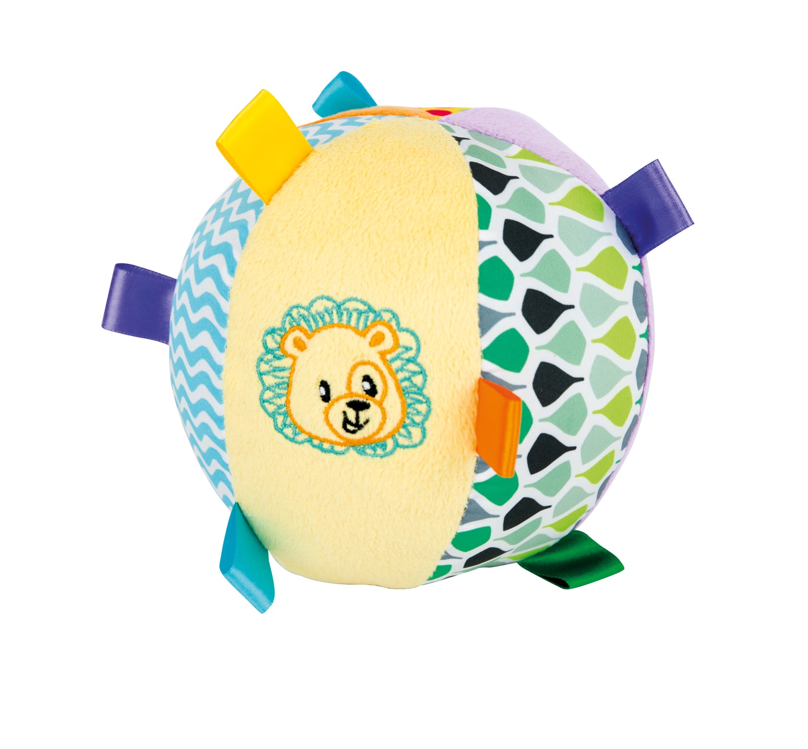 Caesar the Lion Soft Rattle Ball