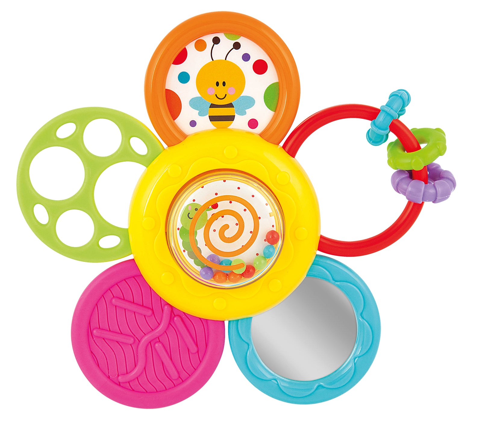 Daisy Spin Rattle 'N Teether