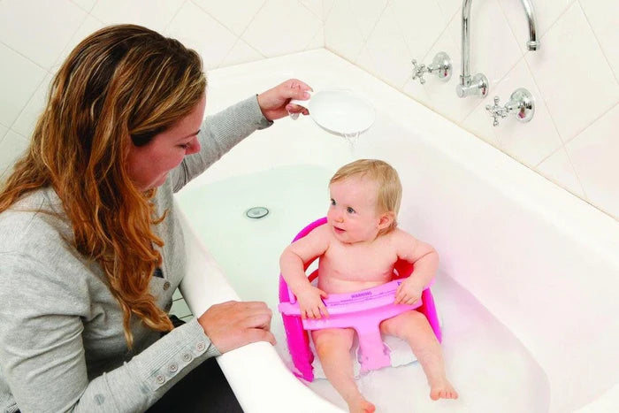 Premium Pink Bath seat with Handy Scoop - Pink