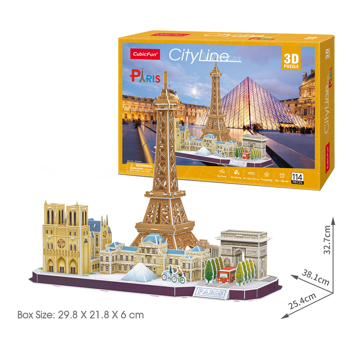 3d Puzzle City Line Paris