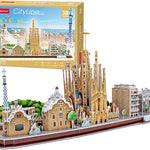 3d Puzzle City Line Barcelona