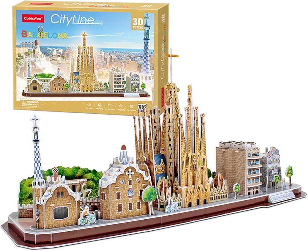 3d Puzzle City Line Barcelona