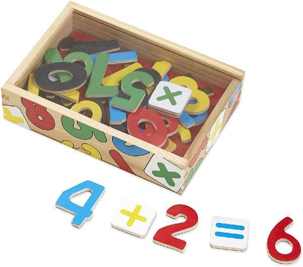 Magnetic Wooden Numbers