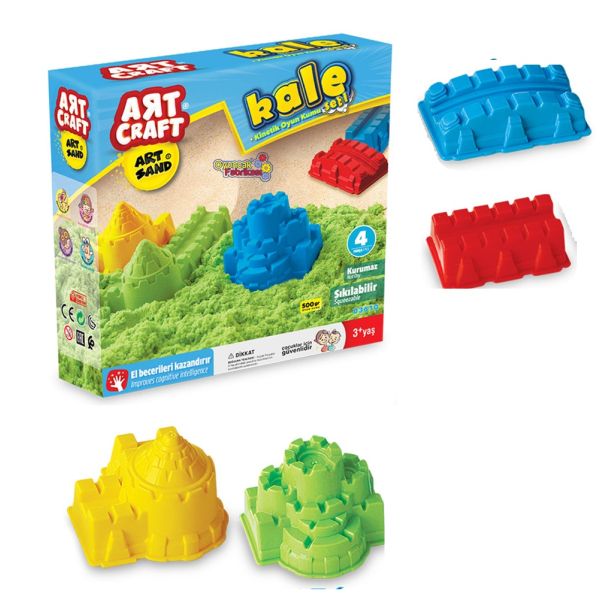 500 Gr Castle Sand Dough Set